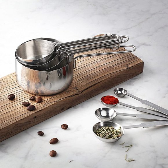 Stainless Steel Measuring Cups for Liquids Set of 4 with indent for an easy pour - Picture 6 of 7